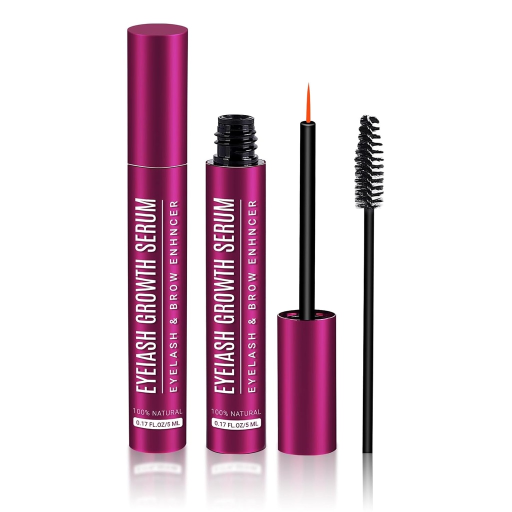 Lash Serum for øyenvippevekst, øyenvippevekst Serum(5ml), Lås opp hemmeligheten til lengre, Fullere, og mer Luksuriøse Lasher med øyenvippevekst Serum