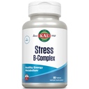 KAL Stress B Complex Vitamin Supplement, vitamin B kompleks for energi, stress, rød blodcelleformasjon og immun støtte, med vitamin B12, B6 og folsyre, 60-dagers garanti, 50 serv, 100 tabletter
