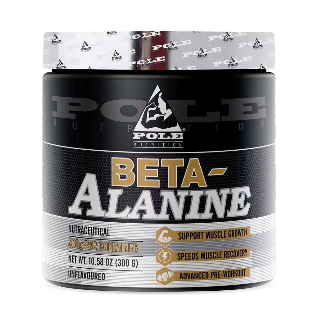 Pole Nutrition Beta-Alanine Unflavored, 300 gram, 75 Servering