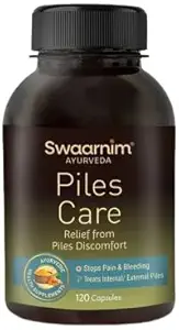 Piles Care Ayurvedic sunne kosttilskudd for kvinner helse, 100% naturlig - Ingen tilsatt kjemikalier og glutenfri, 120 kapsler