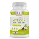 Keto MCT Oljekapsler med C8 & C10 - Raskvirkende Ketose Hjerne & Kropp brensel for kvinner og menn - Alle naturlige, ikke-GMO, laget i USA (1-måneders forsyning)