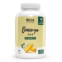 Bella Alle Naturlig Omega 3 6 9 med hvitløkolje - 200 Softgels