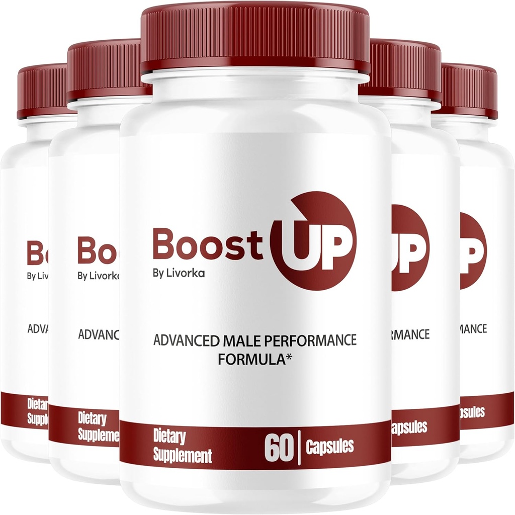 LIVERKA Boost Up Avansert formel Supplement for menn - 300 kapsler - Pakke med 5