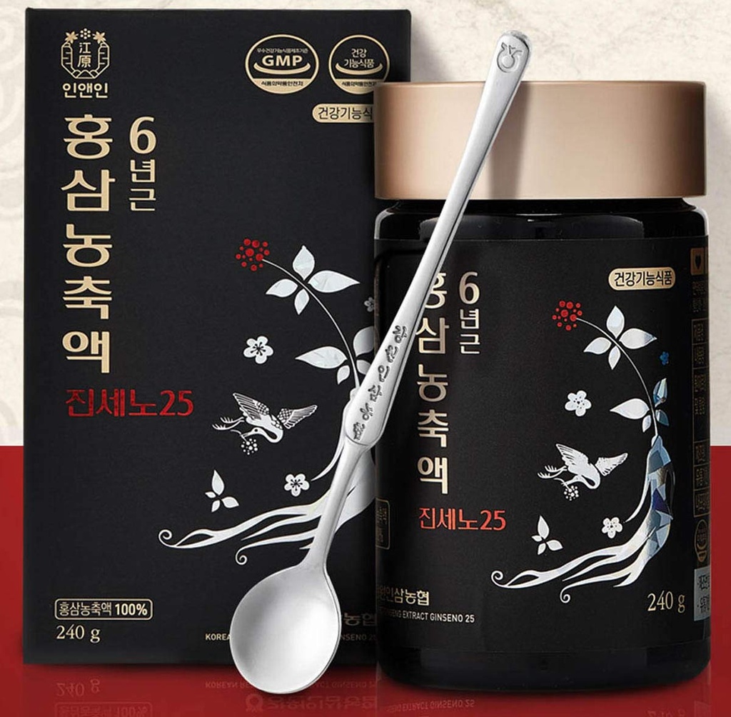 Gangwoninsam] koreansk rød Ginseng ekstrakt Ginseno25 240g / 8.46 fl. oz– inneholder 100% ren koreansk 6-årig rød Ginseng rotekstrakt