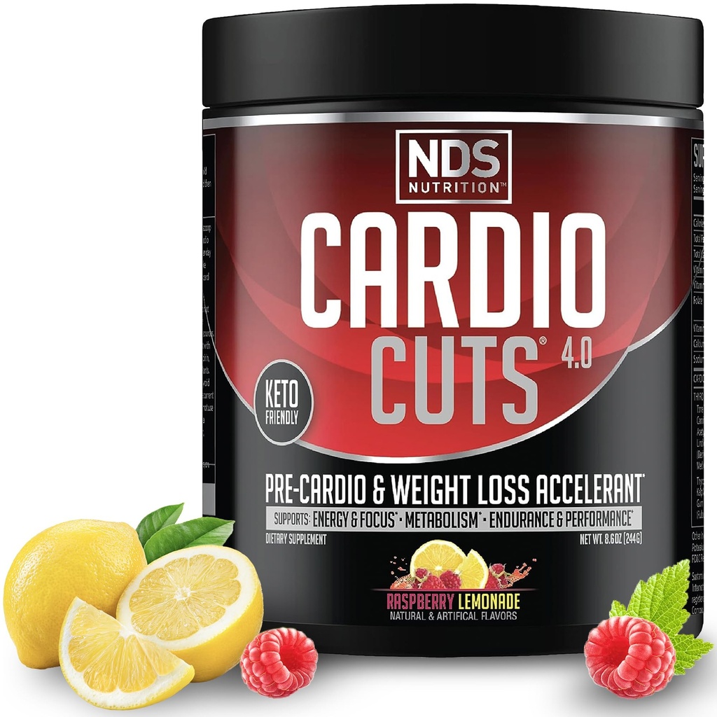 NDS Ernæring Cardio Cuts 4.0 - Bringebær Lemonade - 8.6 oz.