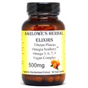 Barlowe's Herbal Elixirs Omegi SeaberryTM | Sea Buckthorn | Complete Omega 3, 6, 7, 9 fettsyrer | 500 mg per kapsel | 60 Veggie kapsler | Glassflaske | Stearate Gratis