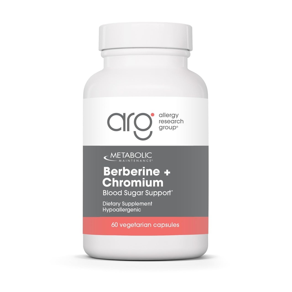 Metabolsk vedlikehold Berberin + vitamin C og magnesium - Chromium 200mcg for hjerte helse og immunstøtte