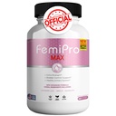 FemiPro MAX Women's Urin støtte Supplement, 60 kapsler, ekstra styrke Blader Control med Cranberry, Hibiscus, Dandelion, Vegan, Glutenfri (1)