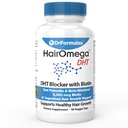 DrFormulas DHT Blocker for menn og kvinner | håromega avansert hårvekst kosttilskudd med Biotin 5000 mcg | hår tap vitaminer piller, 45 dagers forsyning