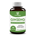 Herbal Himmel Naturlig energi og fokus Ginseng Kapsler 90 greve for vitalitet og velvære - 100% Herbal Formula