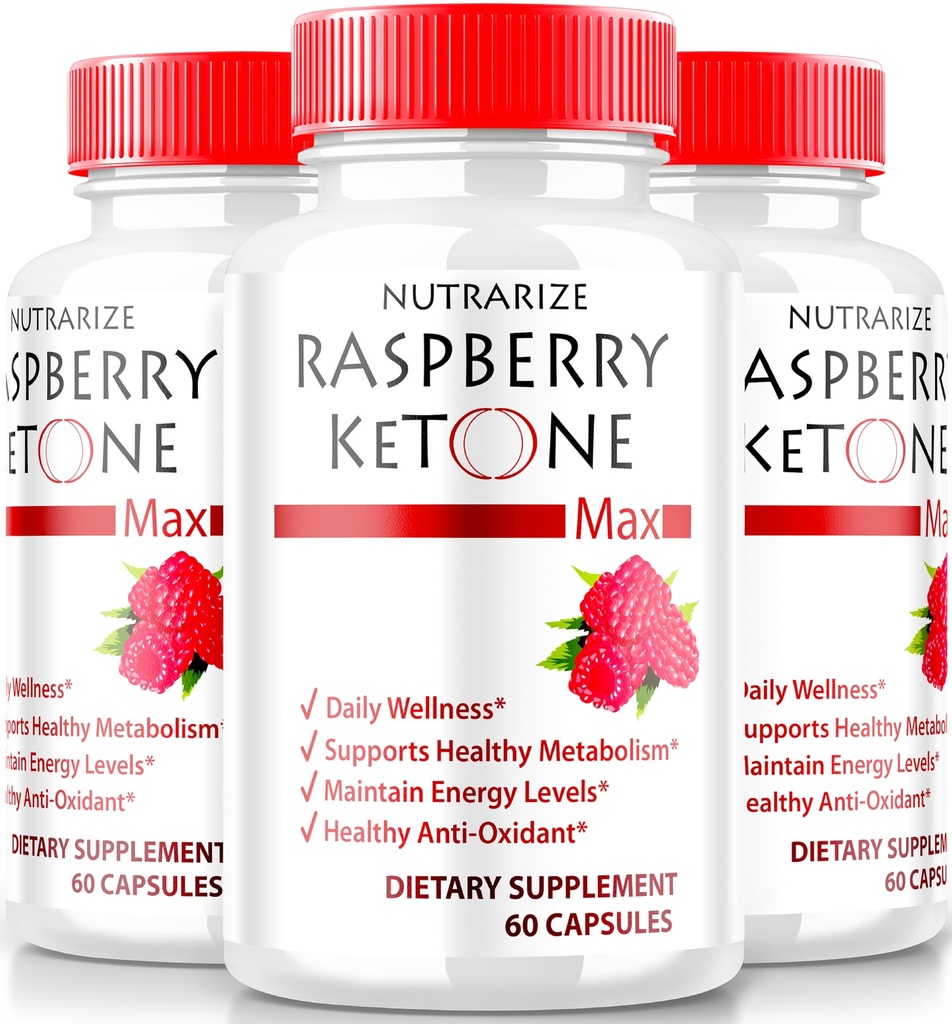 (3 pakke) bringebær keton kapsler, offisiell bringebær keton for vekttap, all-naturlig keto formel å låse opp kroppen og fitness mål, bringebær keton 1200MG Supplement, Anmeldelser (180 kapsler)