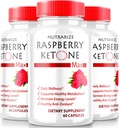 (3 pakke) bringebær keton kapsler, offisiell bringebær keton for vekttap, all-naturlig keto formel å låse opp kroppen og fitness mål, bringebær keton 1200MG Supplement, Anmeldelser (180 kapsler)