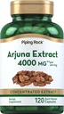 Piping Rock Arjuna ekstrakt | | mg | 120 kapsler | fra Arjuna Bark Herb | Konsentrert Herbal Supplement | Ikke-GMO, Glutenfri