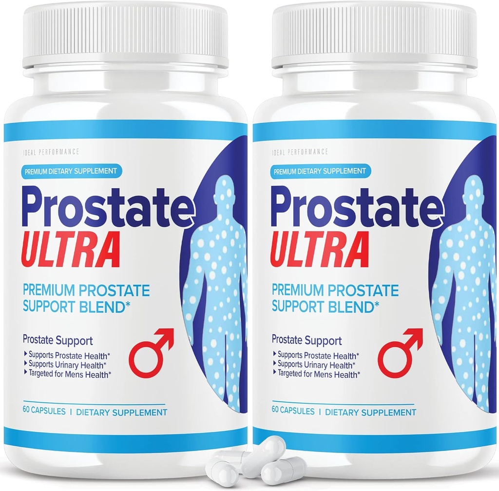 (2 Pack) Prostate Ultra Kosttilskudd for menn prostata helseformula (120 kapsler)