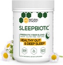 SleepBiotic Prebiotic Fiber Blend - Prebiotic Fiber Powder m / Tysk Kamille & Grønn Banan Flor - Prebiotic Powder Fiber Supplement for Sunn Gut 292g [20 Servings]