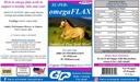 SU-PER OmegaFLAX Flax for hester - Premium Stabilisert Flax Seed Meal & Omega 3 Supplement - støtter sunn hud og Coat - 15 pund