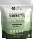 Taha Health & Nutrition Mind + Body Protein Blend - Naturlig, Uslavoret ® 25g Protein fra Whey & Collagen + 400 mg Melk Fosfolipider ® Gras-Fed, Free-Range New Zealand Dairy ® 2LB