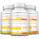 Godkjent Science Energysyl - Kaffe - med adaptere, B-vitaminer og bioperin - 3 måneders forsyning - 180 kapsler