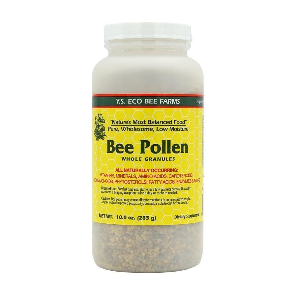 Bee Pollen - Lav moistur Hele Granulars - 10 oz