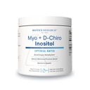 Biotikk forskning Balansert B8 pulver, Myo inositol og D Chiro inositol, 40:1 forholdet, kvinners helse, nevral kommunikasjon, fettmetabolisme, vaskulær helse, hårvekst 8 ovner