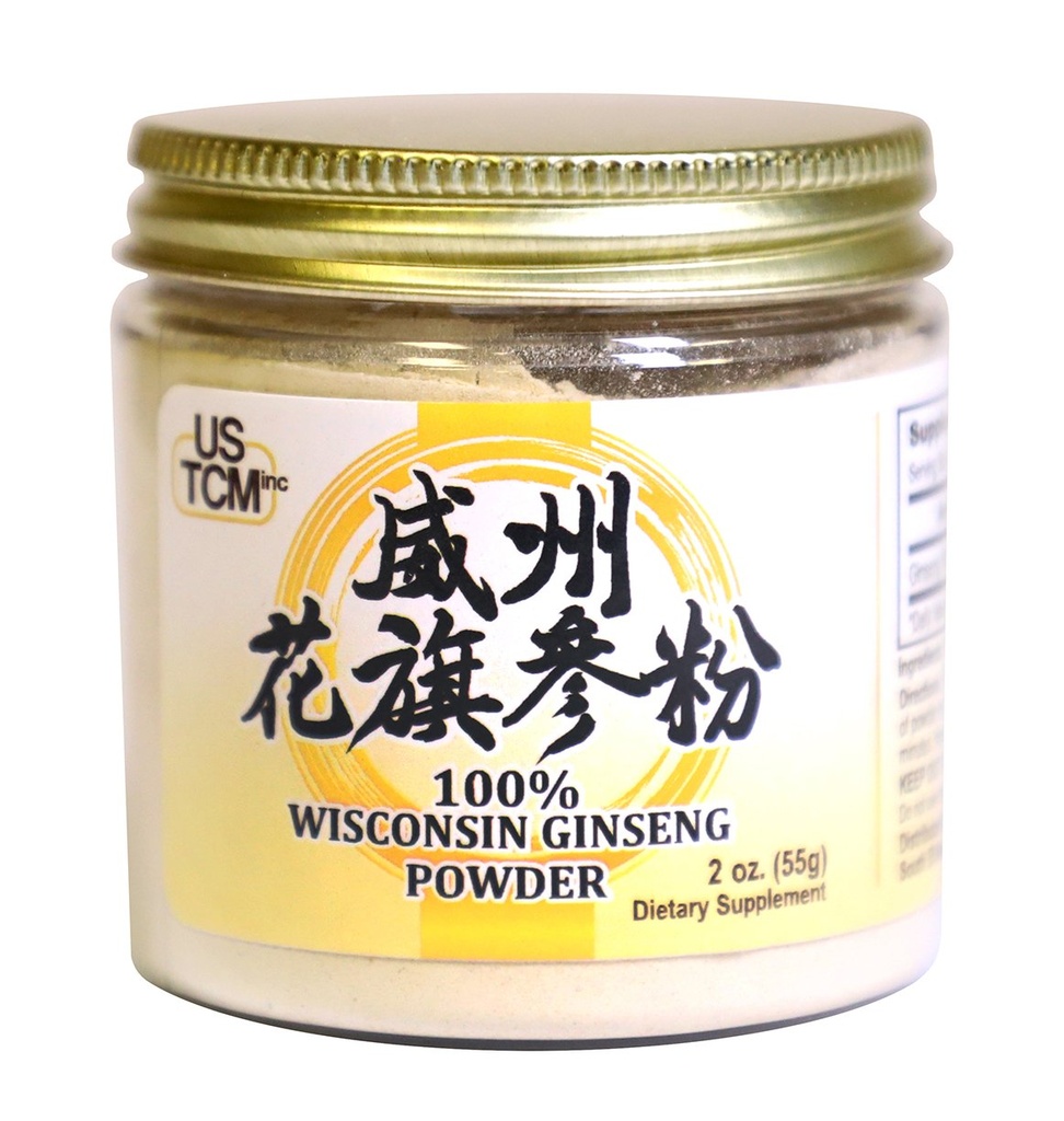 Wisconsin Amerikansk Ginseng pulver 120 Mesh (2 oz)