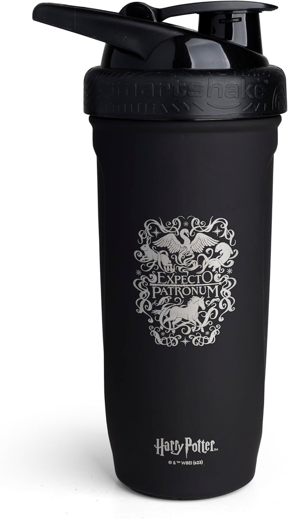 Smartshake Reforce rustfritt stål Harry Potter Expecto Patronum Style Shaker Flaske (900 ML / 30oz)