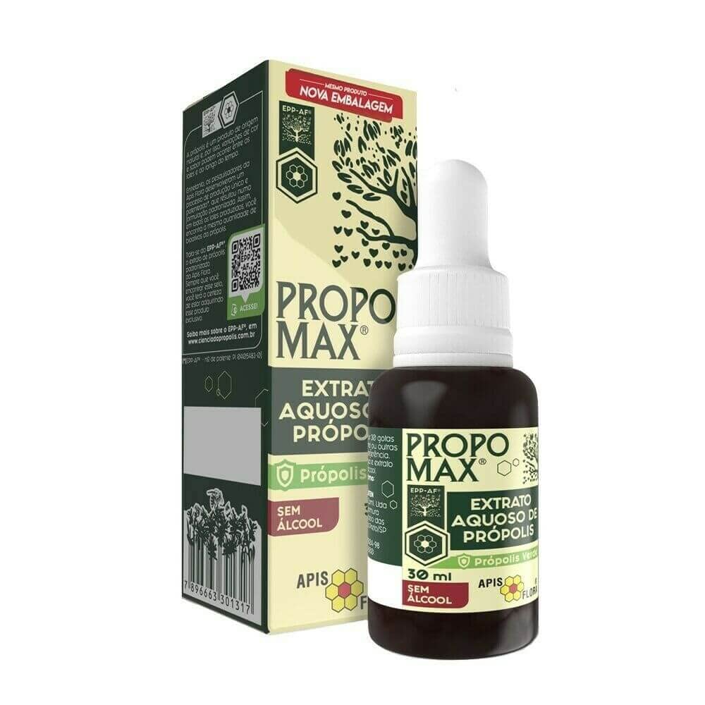 Apis Flora Brazilian Green Bee Propolis, høy i Flavonoids og Artepillin-C 7, Wax-Free, Alkoholfri, 30 ml (Pack of 2)