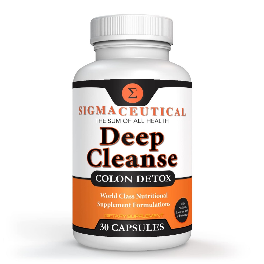 1 dag Colon Cleanse - Detox Cleanse - Bowel Cleanse & Laxative - Bowel Detox - Colon Cleanser & Detox - 30 kapsler