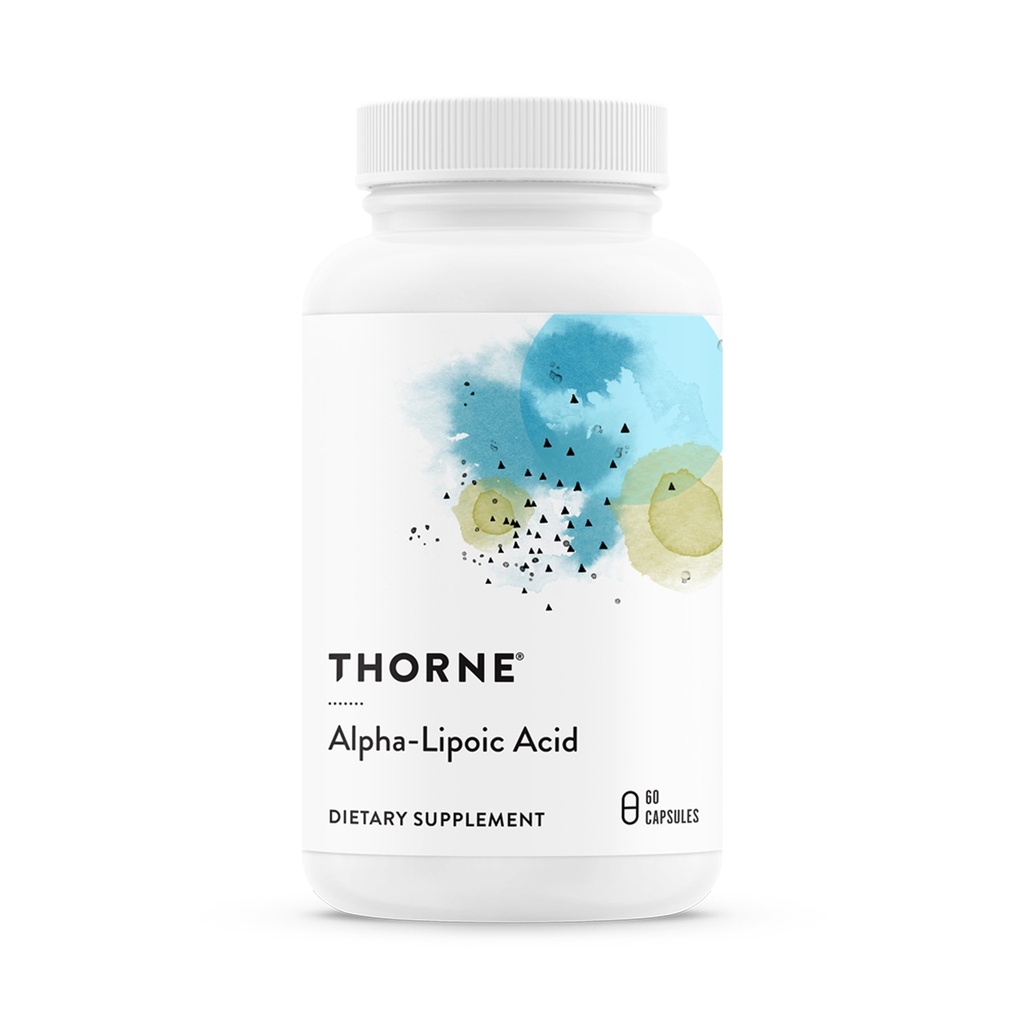 THORNE - Alpha-Lipoic Acid - 300 mg - Supplement for Liver Detox, Antioksidant Støtte, Nerve Helse og Mental Sharpness* - 60 Serveringer
