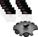 (60 stk) Minifit Prowax Wax Guards Filterer for Oticon Høreapparater,Oticon Minifit Høreapparater Utskiftningsdeler Leverer Rengjøring Kit Tilbehør(10 Pakker)