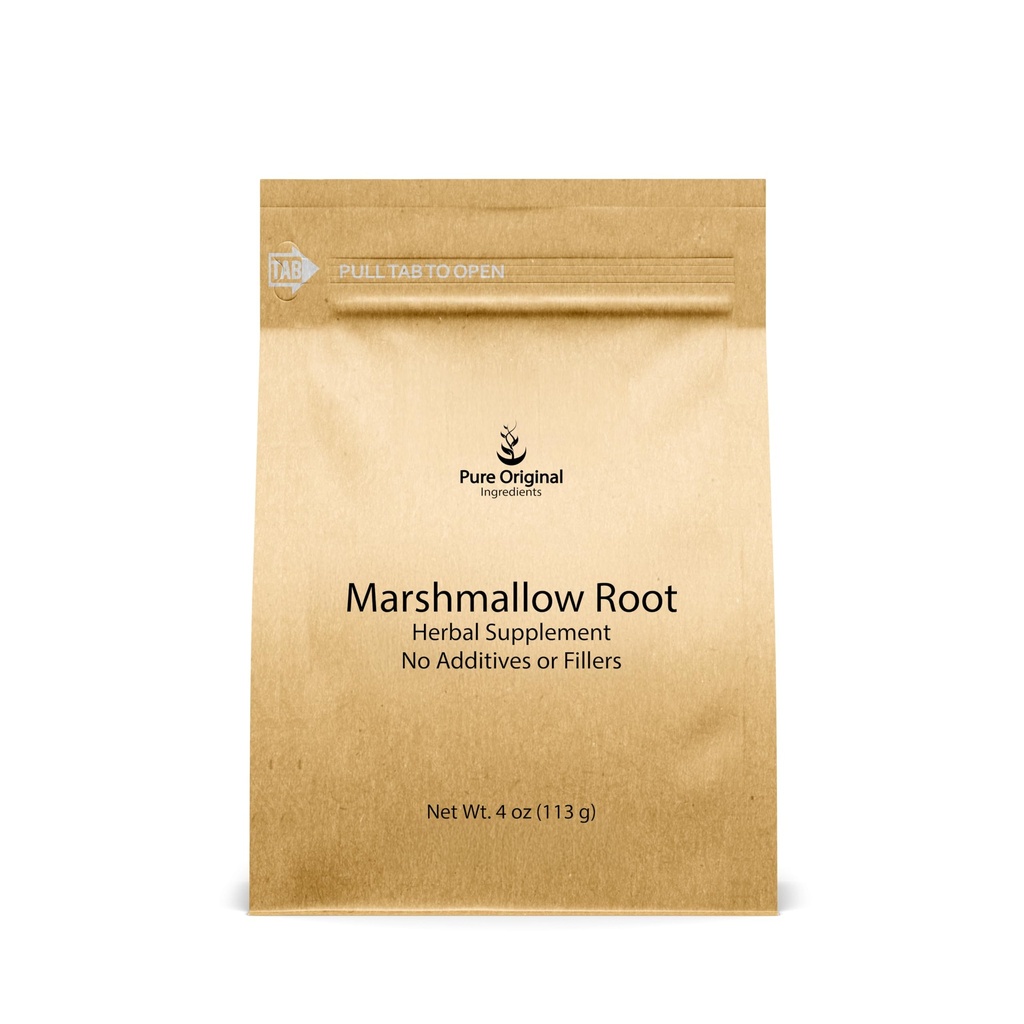 PURE ORIGINAL INGREDIENTS Marshmallow Root Extract (4 oz), pulver, Herbal Supplement