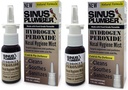 Sinus Plumber Hydrogen Peroksyd Nasal Spray 2 pakke - nøytraliserer luftbårne partikler for Nasal Hygiene og immunkold Forsvar