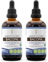 Hemmeligheter i Tribe Bacopa USDA Økologisk | Alkoholfri ekstrakt, høy potens Herbal Drops | laget av 100% sertifisert organisk Bacopa (Bacopa Monnieri) tørket Herb 2x4 oz