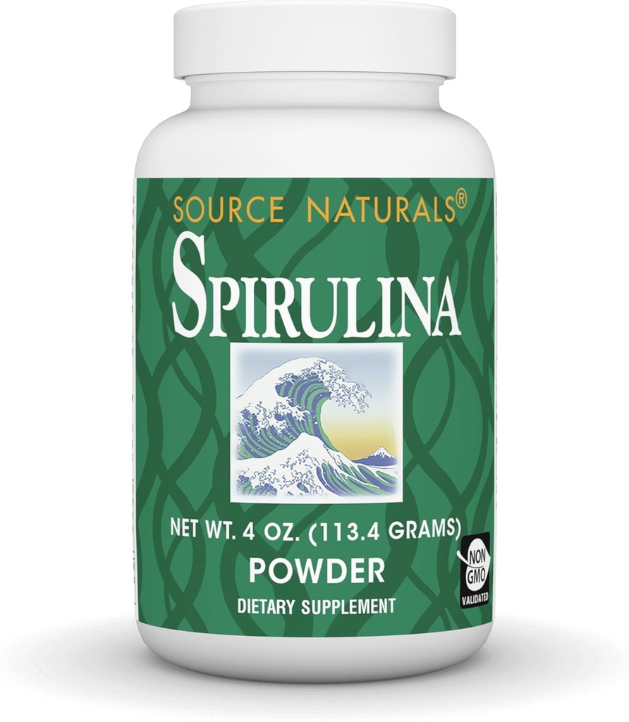 Kilde Naturals Spirulina - for immunsystemstøtte - 4 oz pulver