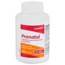LEADER Prenatal Multivitamin med 800mcg Folic Acid & essensielle næringsstoffer for sunn graviditet og Fetal utvikling, DHA, høy potens Vitamin for å forvente mødre, daglig støtte, 365 kapler