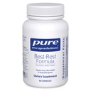 Rene innkapslinger Best-Rest Formula - Støtter hvilefull søvn - for avslapning - Restful Sleep Supplement - Ikke-GMO & Vegan - 60 Kapsler