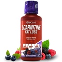 iSaturi L-karnitin 1500, trippel-blend flytende L karnitin Supplement, med acetyl og tartrat, stimulant gratis energi, lav kalorier, sukker eller gluten, keto-vennlig, blandet Berry Flavor (24-serveringer)