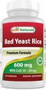 Best Naturals Red Yeast Rice med CoQ10, 120 kapsler - Cardiovaskulær formel inneholder 600 mg rød yeast Rice ans 30 mg CoQ10