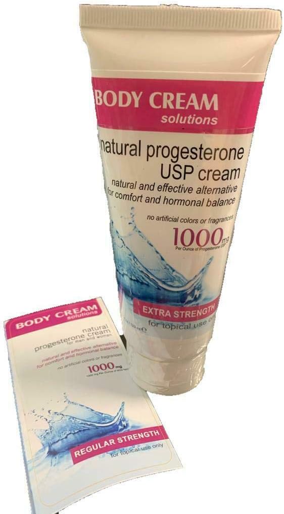 Crema De Progesterona Naturlig para Un Sano Balance Hormonal Femenino Durante La Menopausia - 4 Oz