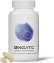 InfiniWell Senolytisk Longevity Supplements - Optimer Cellular Aging, Hjelp Støtte Kognitiv funksjon & nevrologisk prosessering - med Resveratrol, Pterostilbene & Quercetin (30 kapsler)