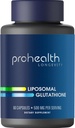 ProHelse Liposomal Glutathione, 500 mg per servering | Master Antioksidant | Støtter sunn aldring, cellulær helse og avgiftsberegning | Bevisbasert og tredjeparts testet