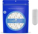 Capsuline Størrelse 000 - Farget hvit tom gelatinkapsler - 10000 Tell - Tom Gel Pill Kapsler - DIY ren Bovine Pill Kapsel Fylling - Tom Caps - Kosher og Halal Certifisert - Ikke-GMO sertifisert