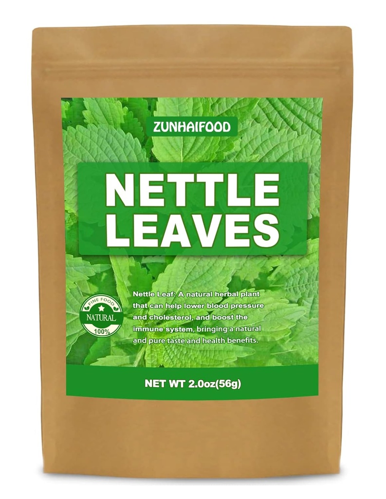 Premium Hele Nettle Blade, Naturlig Nettle Leaf, 2.0 oz(56g), Pakke med 1, 100% ren, Ingen Gmo, Ingen tillegg