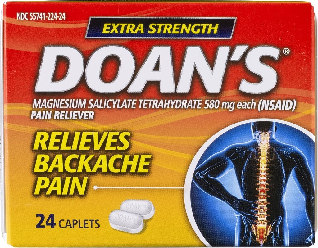 Doans ekstra styrke smerte Reliever Caplets - 24 Ct