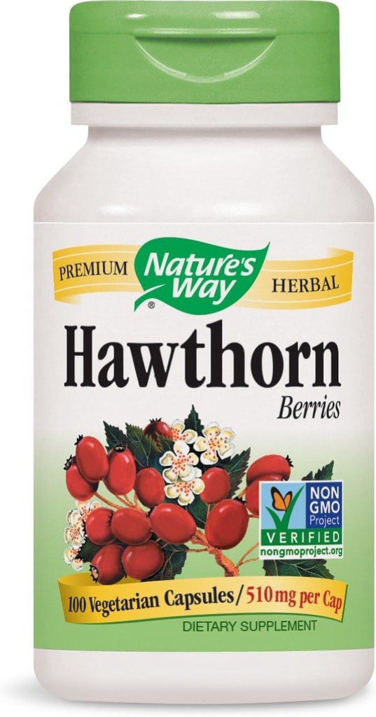 Hawthorn Berries 100 kapsler (pakke med 2)