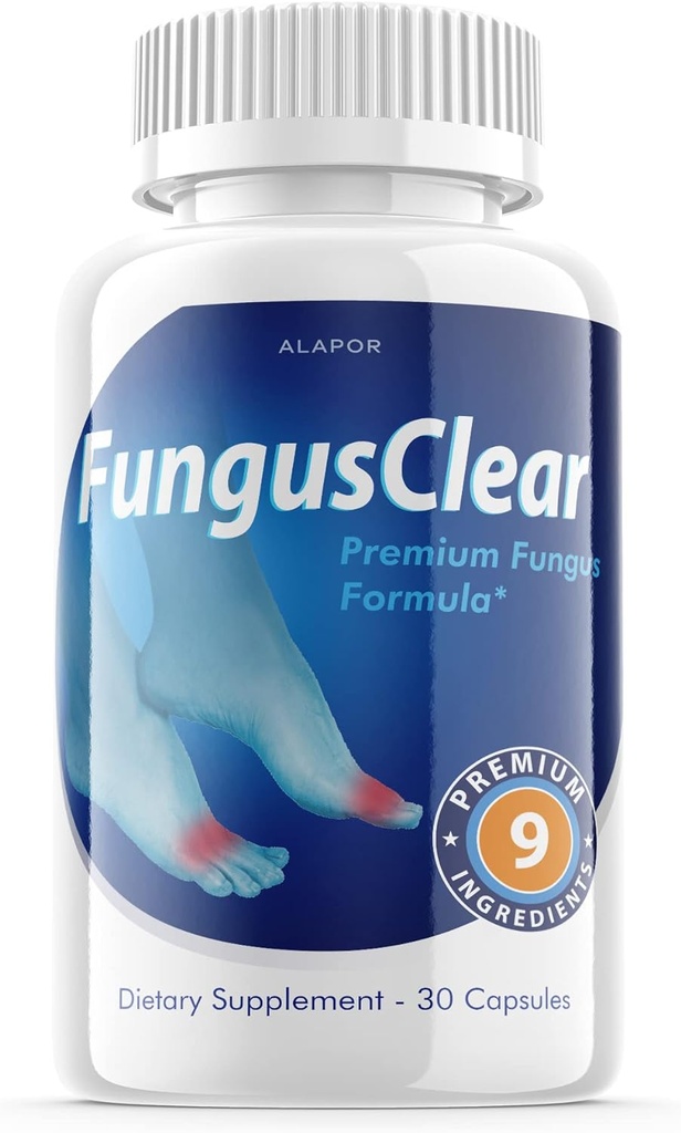 Fungus Clear - Probiotiske piller, Advance Formula Fungusclear Kapsler, Max, for 30 dagers forsyning.