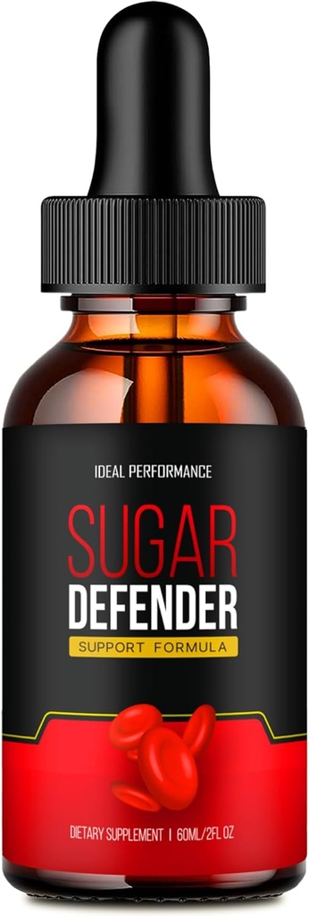 IDEAL PERFORMANCE Sugar Defender Drops, sukkerforsvarer Supplement flytende dråper - SugarDefender Væskeanmeldelser (1 pakke)