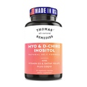 Thomas' naturlige remedier Myo Inositol Supplement & D-Chiro Inositol Blande Supplement med Folat og vitamin D3, 40 til 1 Forhold, Ikke-GMO, Ingen Fyllere, CoQ10, 90 Vegan Kapsler