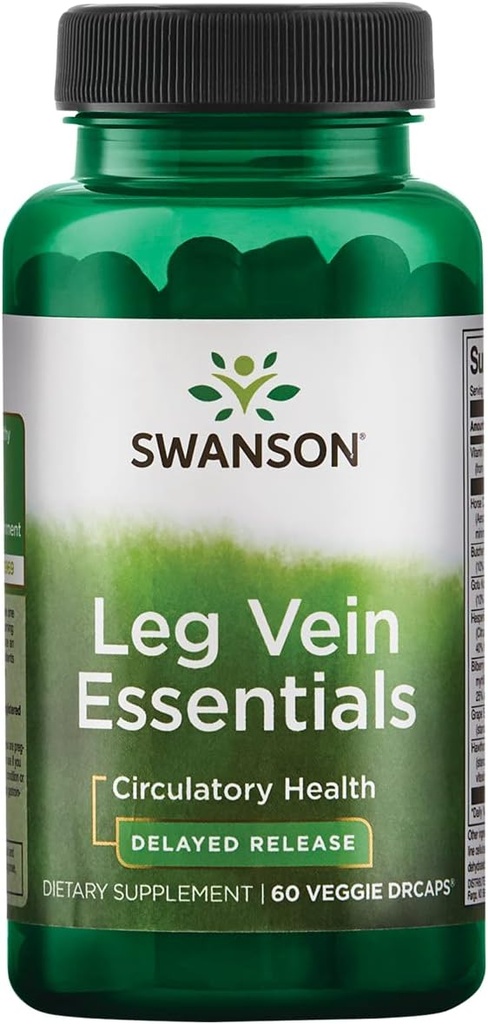 Swanson Leg Vei Essentials - forsinket utgivelse - 60 Veg Kapsler