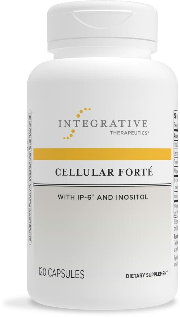 Integrative Therapeutics Cellular Forte - Inositol Supplement for immunsystem og celle helsestøtte* - Inneholder IP-6 - Vegan, Glutenfri og Dairy-Free - 120 kapsler (60 serveringer)